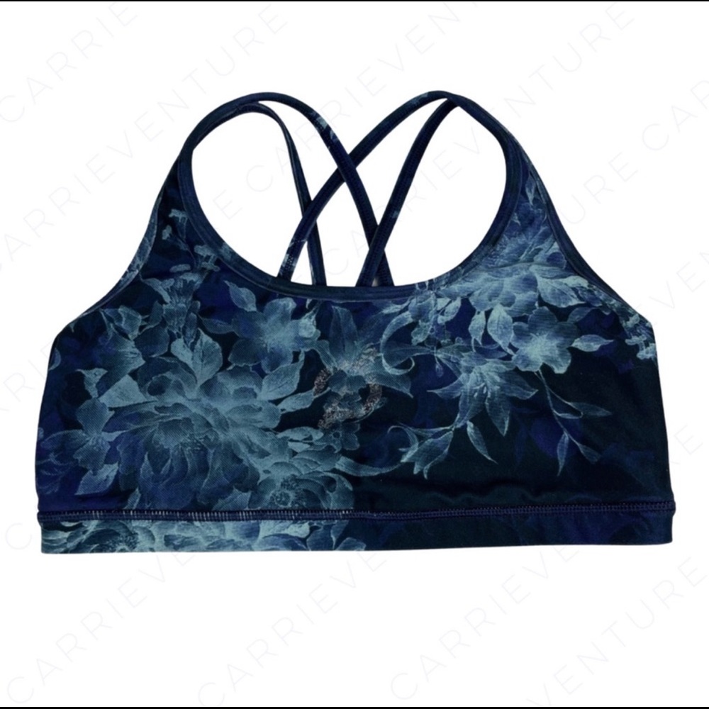 Peloton X Wear it to Heart WITH Blue floral size L